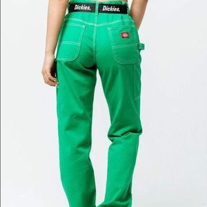 DICKIES GREEN CARGO/CARPENTER PANTS 28/7
